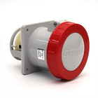 Tomada Negativa De Embutir Cekton Ip67 4(3p+t) 63a 380/415v