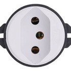 Tomada Piso 2p T 10a 250v Branca Ref 9777-2 - Blux