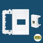 Tomada Rj11 Para Telefone Com Placa 4x2 Fame Evidence