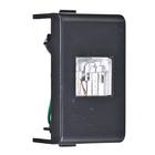 TOMADA RJ11 TERMOPLASTICO GRAFITE 1 MODULO AMERICANO 2 VIAS S/PLACA PRIME DECOR SCHNEIDER