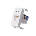 Tomada Rj45 Cat5e Branco - Margirius