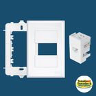 Tomada Rj45 Para Rede Cat5e Com Placa 4x2 Fame Evidence