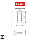 Tomada Rj45 Para Rede Cat5e Com Placa 4x2 Fame Evidence