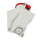 Módulo de Tomada de Sobrepor Industrial 380V (440V) 1Tomada 4Pólos 3+Terra Vermelho Newkon Steck