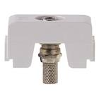 Tomada Televisor Coaxial Plástico ABS Branca 42,6 x 23 x 40 mm Thesi Up Bticino