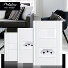 Tomada Tripla 10a Com Placa 4x2 Fame Modulare - Kit 6 Un Bran