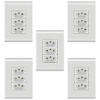 Tomada Tripla 20a/250v Com Placa 4x2 Liz Tramontina - 5 Un. B