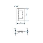 Tomada Usb 15w-5v-3a Bivolt Com Placa 4x2 Fame Modulare Branco
