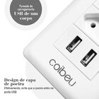 Tomada Usb Duo De Parede Conjunto Com 2 Tomadas E 2 Entradas