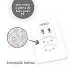 Tomada Usb Duo De Parede Conjunto Com 2 Tomadas E 2 Entradas