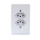 Tomadas E Interruptores (25 Pç) Kit Casa Completa Linha Gelo