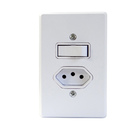 Tomadas E Interruptores (25 Pç) Kit Casa Completa Linha Gelo