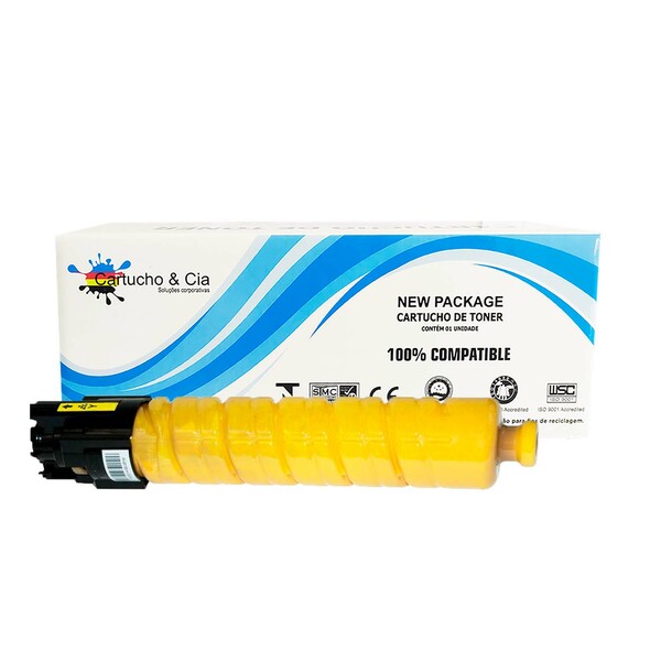 Toner Comp. Amarelo Spc 430 Spc430 Spc431dn 18.5k