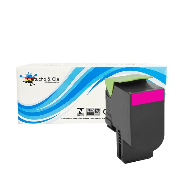 Toner Compatível C54x X54x C540h1 Magenta 2k