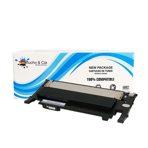 Toner Compatível Clt K407s 407s Preto Clp325 Clx3185 Clp320