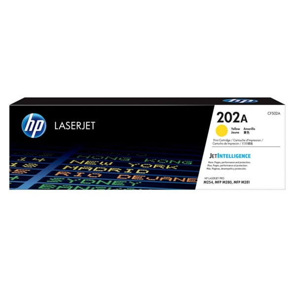 Toner Hp 202a Original Cf502a Amarelo Laserjet Pro M254dw, M2