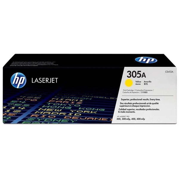 Toner Hp Ce412a 305a Original Amarelo M451dw M451dn M451nw M4