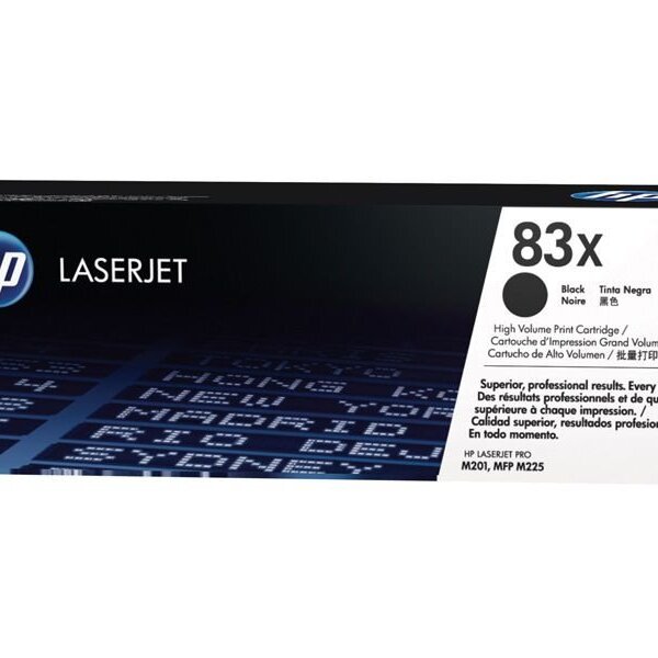 Toner Laserjet Mono Hp Suprimentos Cf283x Hp 83x Preto M201 /