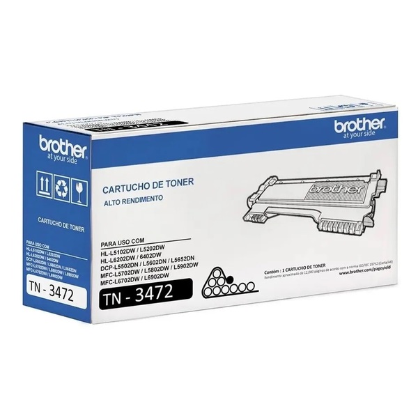 Toner Original Brother Tn-3472 Tn3472 LaserJet Dcpl5652 5102d