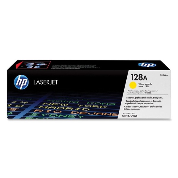 Toner Original Hp 128a Ce322a Amarelo Laserjet