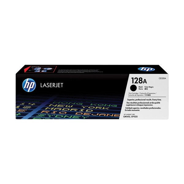 Toner Original Hp Ce320a 128a Preto Cm1415fn Cm1415fnw Cp1525