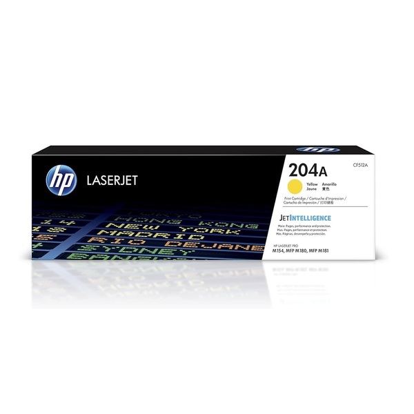 Toner Original Hp Cf512a 204a Amarelo M180nw M-180nw M180  1k