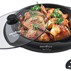 Top Grill Britânia Tampa De Vidro Temperado Inox 220v