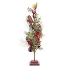 Topiaria Pinha E Folhas Vrm/vrd 60x25x10 1107514