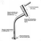 Torneira 1075 C58 Para Lavatório De Mesa Alta 1/4vt