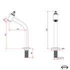 Torneira 1075 C58 Para Lavatório De Mesa Alta 1/4vt