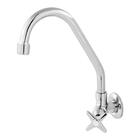 Torneira 1168 C-23 1/4 Volta Metal Cozinha Bica Móvel Parede