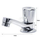 Torneira 1194 Lavatório Bancada C50 Metal Luxo Casagrande Mun