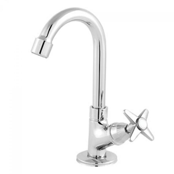 Torneira 1195 Bica Móvel Lavatório Metal C-23 1/4 Volta