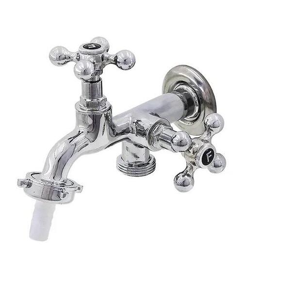 Torneira 1428 Máquina De Lavar Duas Saídas C-33 Tanque