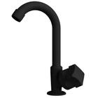 Torneira Abs Bica Móvel Lavatório Mesa Lavabo Banheiro Preta