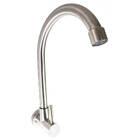 Torneira Aço Inox Escovado Cozinha Parede Bica Móvel 3325