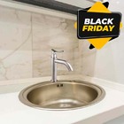 Torneira Aço Inox Escovado Lavatório Banheiro Lavabo Mesa