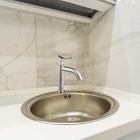 Torneira Aço Inox Escovado Lavatório Banheiro Lavabo Mesa