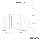 Torneira Água Fria Vercci Dourado Escovado