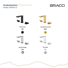 Torneira Água Fria Vercci Dourado Escovado