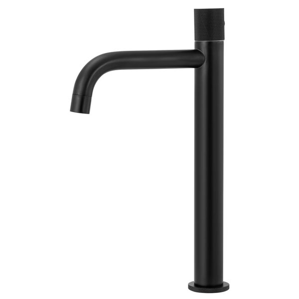 Torneira Alta De Água Fria Para Banheiro (murat Preta)