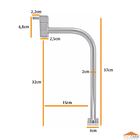 Torneira Alta De Mesa Para Lavatório - Lucca 1199