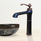 Torneira Alta Vintage Retrô Dubai Black Luxo Q/f