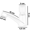 Torneira Automatica Abs Black