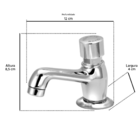 Torneira Automática Curta Para Banheiro