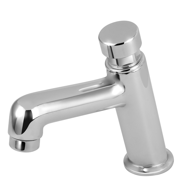 Torneira Automática para Banheiro Bica Baixa Fixa Cromada Stocmatic Stoc