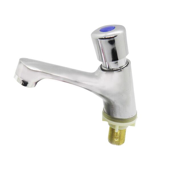 Torneira Automatica Pressão Aço Inox Banheiro Comercio Mesa