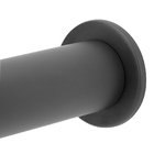 Torneira Automática Reta Mtl Preto/black Lavatório/banheiro