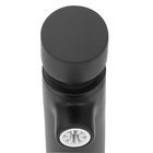 Torneira Automática Reta Mtl Preto/black Lavatório/banheiro