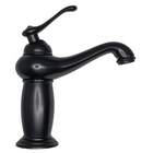 Torneira Baixa Banheiro Monocomando Vintage Colonial Preto